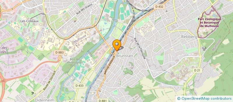 localisation de l'entreprise MONSIEUR MIKAIL KOMURCU  BRUNSTATT-DIDENHEIM