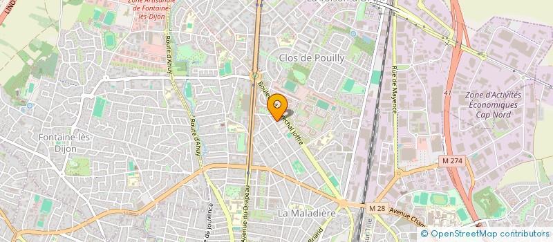 localisation de l'entreprise MONSIEUR MIKAIL KOSTU  DIJON