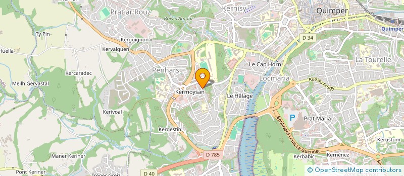 localisation de l'entreprise MONSIEUR MIKAIL KOYUNCU  QUIMPER