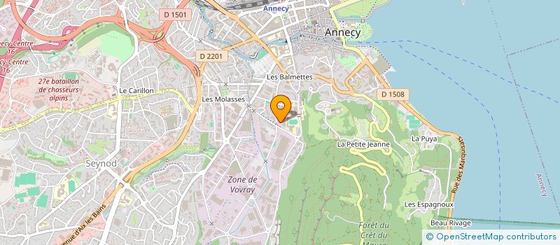 localisation de l'entreprise MONSIEUR MIKAIL KUSTUL à ANNECY