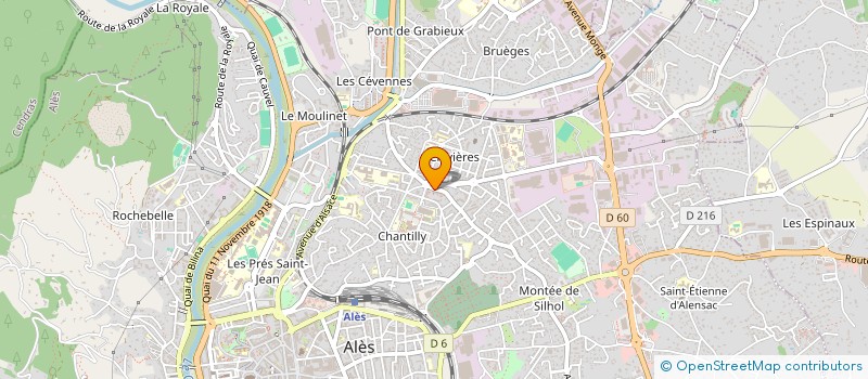 localisation de l'entreprise MONSIEUR MIKAIL YAMAN à ALES