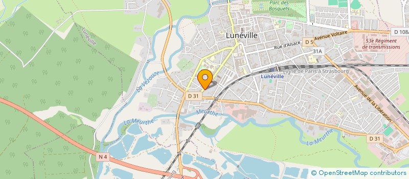 localisation de l'entreprise MONSIEUR MIKAIL YENILMEZ  LUNEVILLE