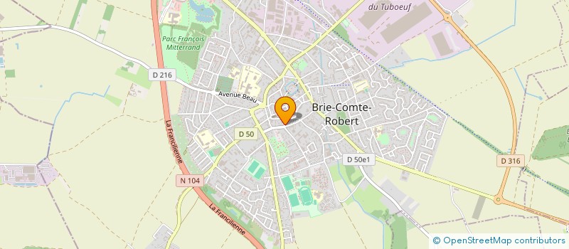 localisation de l'entreprise MONSIEUR MIKE ALVES SILVA  BRIE-COMTE-ROBERT