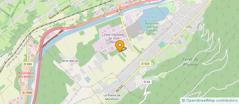 localisation de l'entreprise MONSIEUR MIKE ARNAUD-GODDET  GILLY-SUR-ISERE