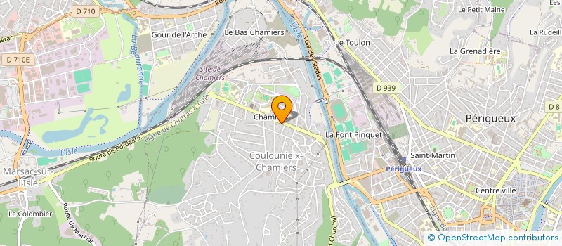 localisation de l'entreprise MONSIEUR MIKE BAPTISTE  COULOUNIEIX-CHAMIERS