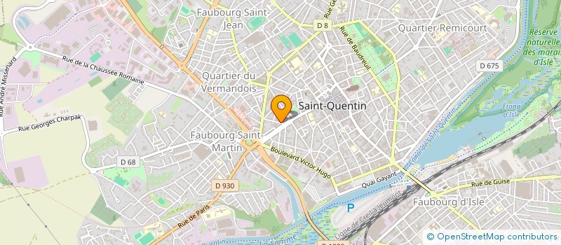 localisation de l'entreprise MONSIEUR MIKE BARBANCON à SAINT-QUENTIN