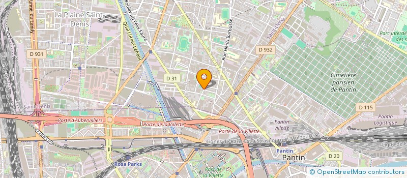 localisation de l'entreprise MONSIEUR MIKE BEAUCAL  AUBERVILLIERS