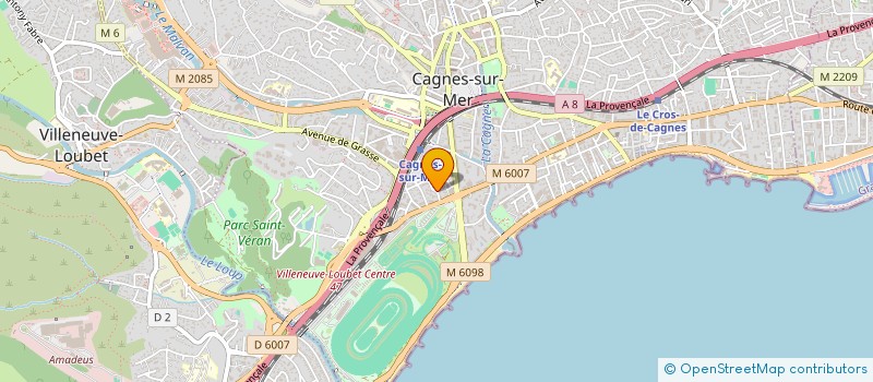 localisation de l'entreprise MONSIEUR MIKE BEJAOUI à CAGNES-SUR-MER