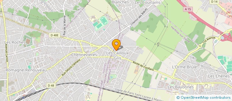 localisation de l'entreprise MONSIEUR MIKE BERIL  HERBLAY-SUR-SEINE