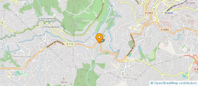 localisation de l'entreprise MONSIEUR MIKE BONETTO  GRASSE