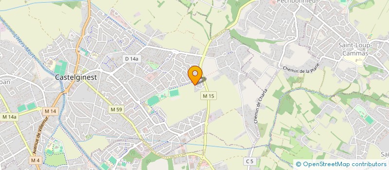 localisation de l'entreprise MONSIEUR MIKE BOUZAGLO  CASTELGINEST