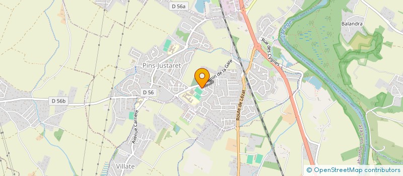 localisation de l'entreprise MONSIEUR MIKE BUENO  PINS-JUSTARET