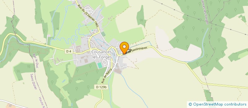 localisation de l'entreprise MONSIEUR MIKE BUREL  COUSANCES-LES-FORGES