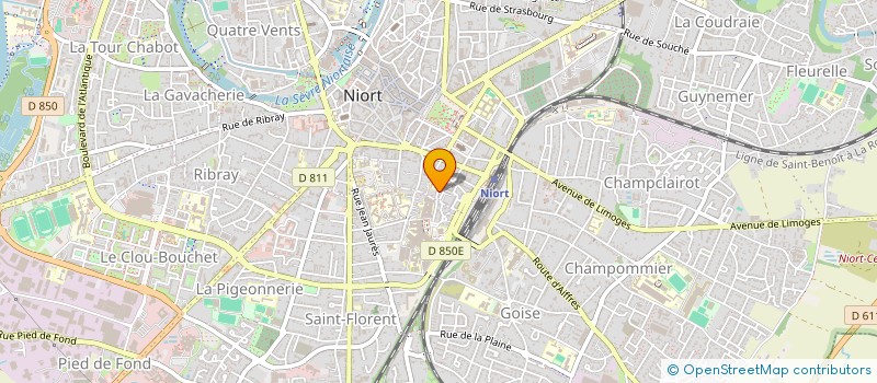 localisation de l'entreprise MONSIEUR MIKE CARVALHO DA CRUZ à NIORT