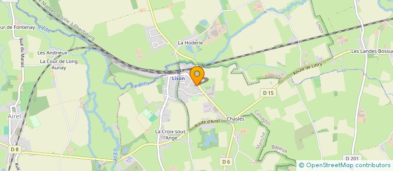 localisation de l'entreprise MONSIEUR MIKE CAUVIN  SAINTE-MARGUERITE-D'ELLE