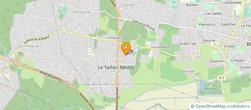 localisation de l'entreprise MONSIEUR MIKE COMETS  LE TAILLAN-MEDOC