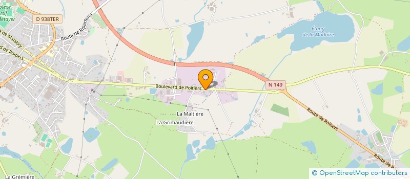 localisation de l'entreprise MONSIEUR MIKE DA SILVA  BRESSUIRE