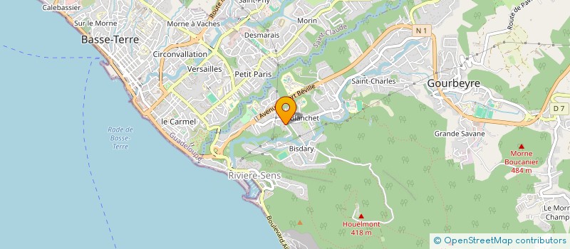 localisation de l'entreprise MONSIEUR MIKE DAVID  GOURBEYRE