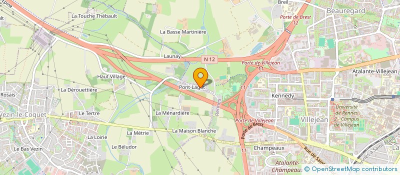 localisation de l'entreprise MONSIEUR MIKE DEMEULEMEESTER  RENNES