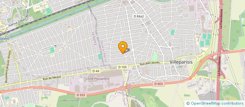 localisation de l'entreprise MONSIEUR MIKE DESIRE  VILLEPARISIS