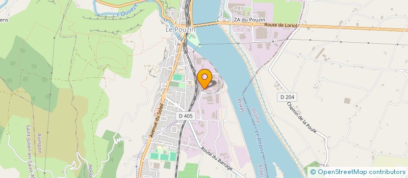 localisation de l'entreprise MONSIEUR MIKE DUBOST  LE POUZIN