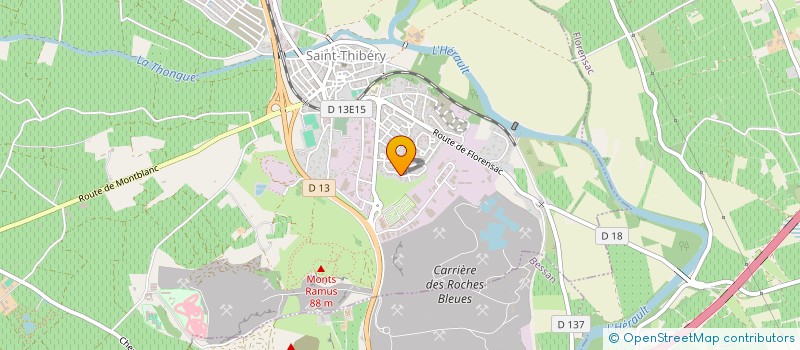 localisation de l'entreprise MONSIEUR MIKE DURAN  SAINT-THIBERY