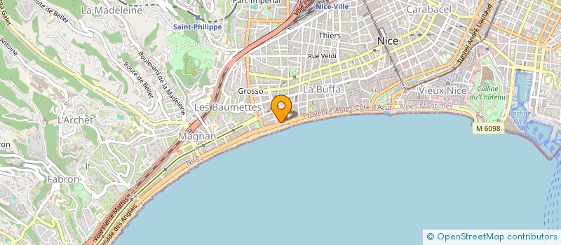 localisation de l'entreprise MONSIEUR MIKE EL MALEK à NICE