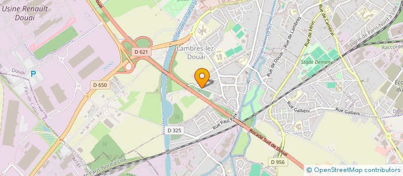 localisation de l'entreprise MONSIEUR MIKE FACON  LAMBRES-LEZ-DOUAI