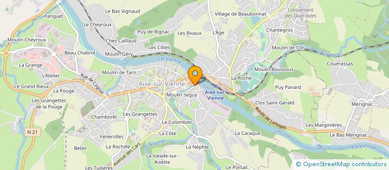 localisation de l'entreprise MONSIEUR MIKE FLORES à AIXE-SUR-VIENNE