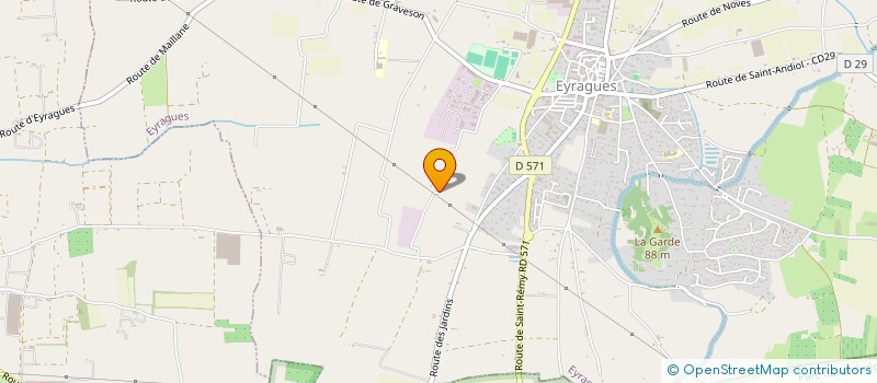 localisation de l'entreprise MONSIEUR MIKE FOURMANN  EYRAGUES