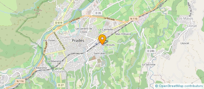 localisation de l'entreprise MONSIEUR MIKE GAZE  PRADES