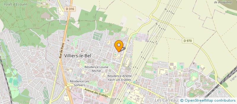 localisation de l'entreprise MONSIEUR MIKE GIDER  VILLIERS-LE-BEL