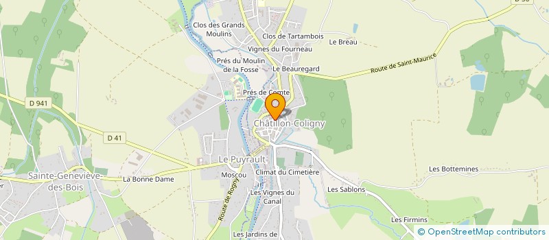 localisation de l'entreprise MONSIEUR MIKE GLONIN à DAMMARIE-SUR-LOING