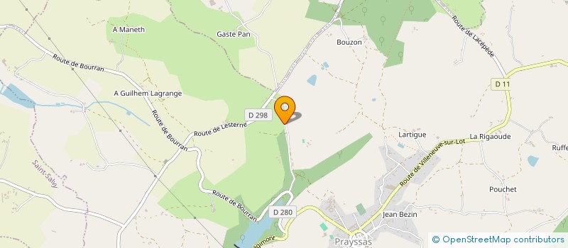 localisation de l'entreprise MONSIEUR MIKE GUILLAUME  LACEPEDE