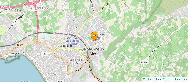 localisation de l'entreprise MONSIEUR MIKE HAUPERT à SAINT-CYR-SUR-MER