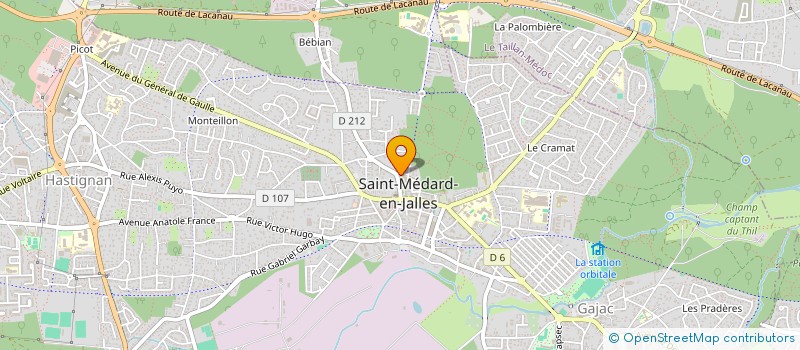 localisation de l'entreprise MONSIEUR MIKE HENDOU NDOKA  SAINT-MEDARD-EN-JALLES