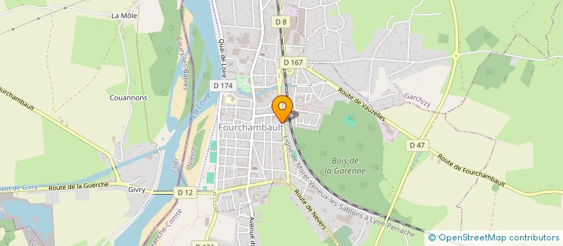 localisation de l'entreprise MONSIEUR MIKE HOCHSTRASSER  FOURCHAMBAULT