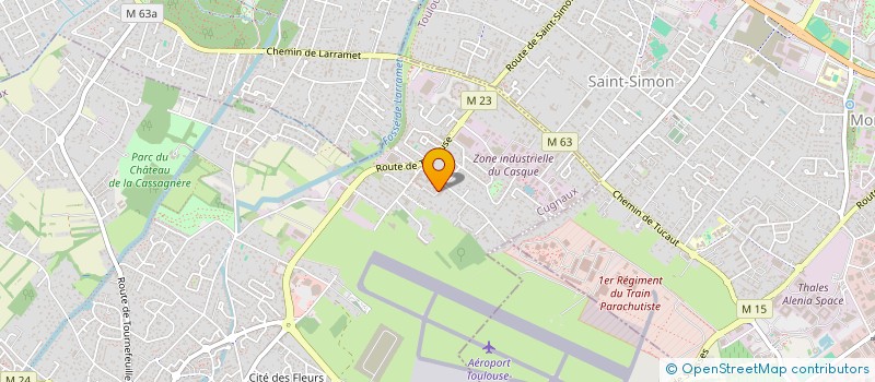 localisation de l'entreprise MONSIEUR MIKE JACQUENS  CUGNAUX