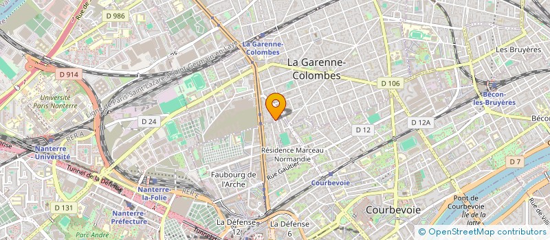 localisation de l'entreprise MONSIEUR MIKE JERICO à LA GARENNE-COLOMBES