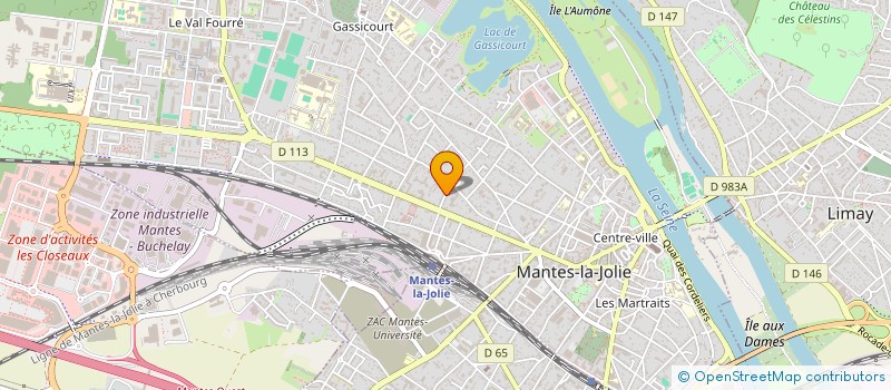 localisation de l'entreprise MONSIEUR MIKE JULIEN HIRAM  MANTES-LA-JOLIE