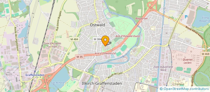 localisation de l'entreprise MONSIEUR MIKE JUNG  OSTWALD