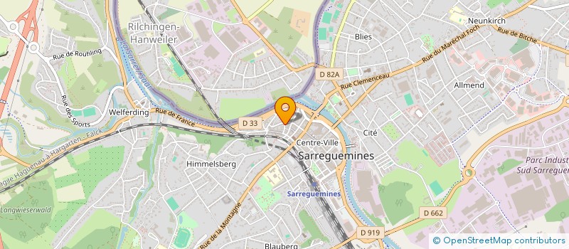 localisation de l'entreprise MONSIEUR MIKE KOBI  SARREGUEMINES