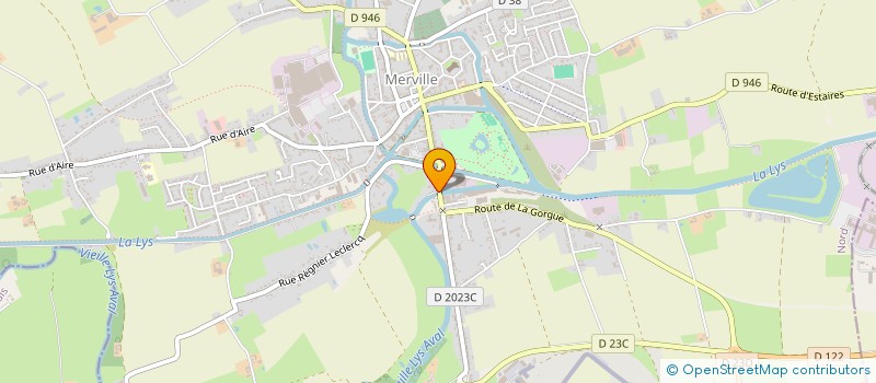 localisation de l'entreprise MONSIEUR MIKE LAGRENE  MERVILLE