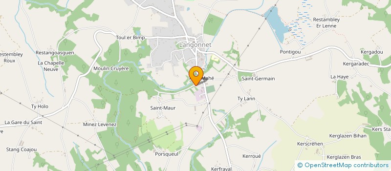 localisation de l'entreprise MONSIEUR MIKE LAGRENEE à LANGONNET