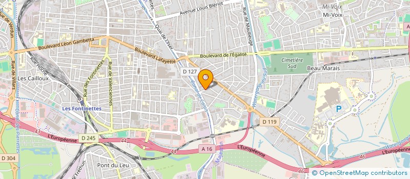 localisation de l'entreprise MONSIEUR MIKE LAURENT  CALAIS