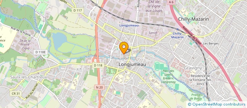 localisation de l'entreprise MONSIEUR MIKE LEGRAVE à LONGJUMEAU