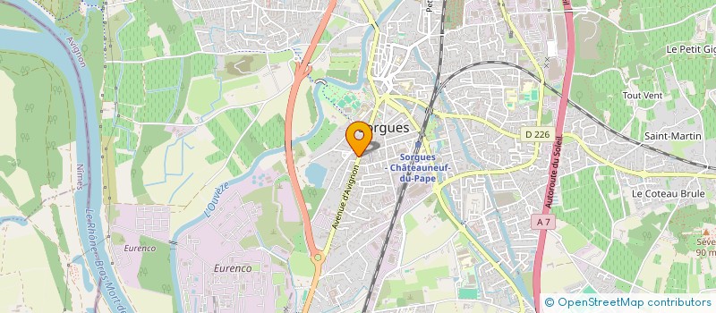 localisation de l'entreprise MONSIEUR MIKE LEROY  SORGUES