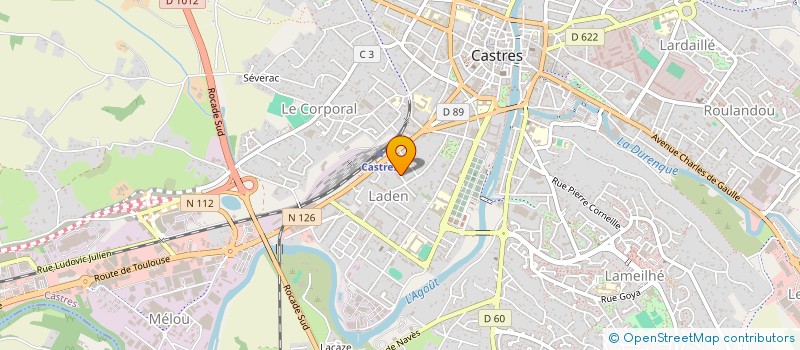 localisation de l'entreprise MONSIEUR MIKE LOMBARD  CASTRES