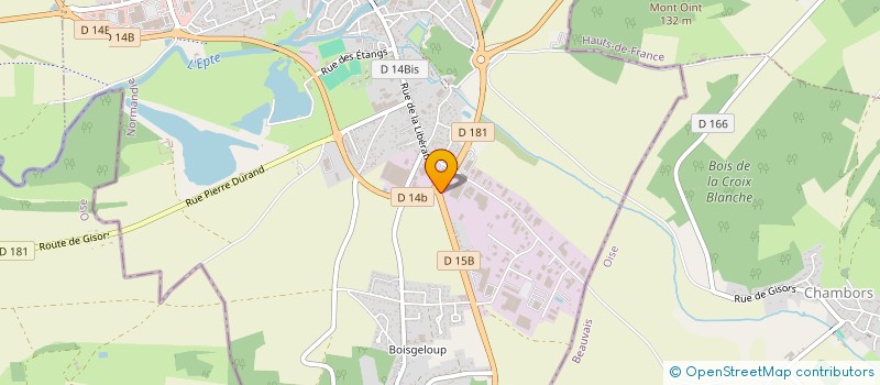 localisation de l'entreprise MONSIEUR MIKE LOPER  GISORS