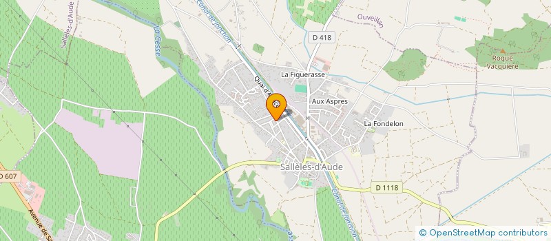 localisation de l'entreprise MONSIEUR MIKE MENDES  SALLELES-D'AUDE